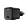 Ładowarka do urządzeń mobilnych zielony Cell CHARGC06, USB-C 33W, Quick Charge 3.0, wejście AC 100–240V, czarna