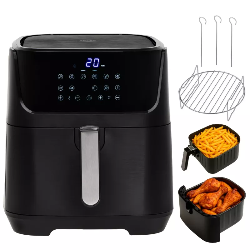 Frytkownica beztłuszczowa Air Fryer - 12 programów 5.5 L Adler