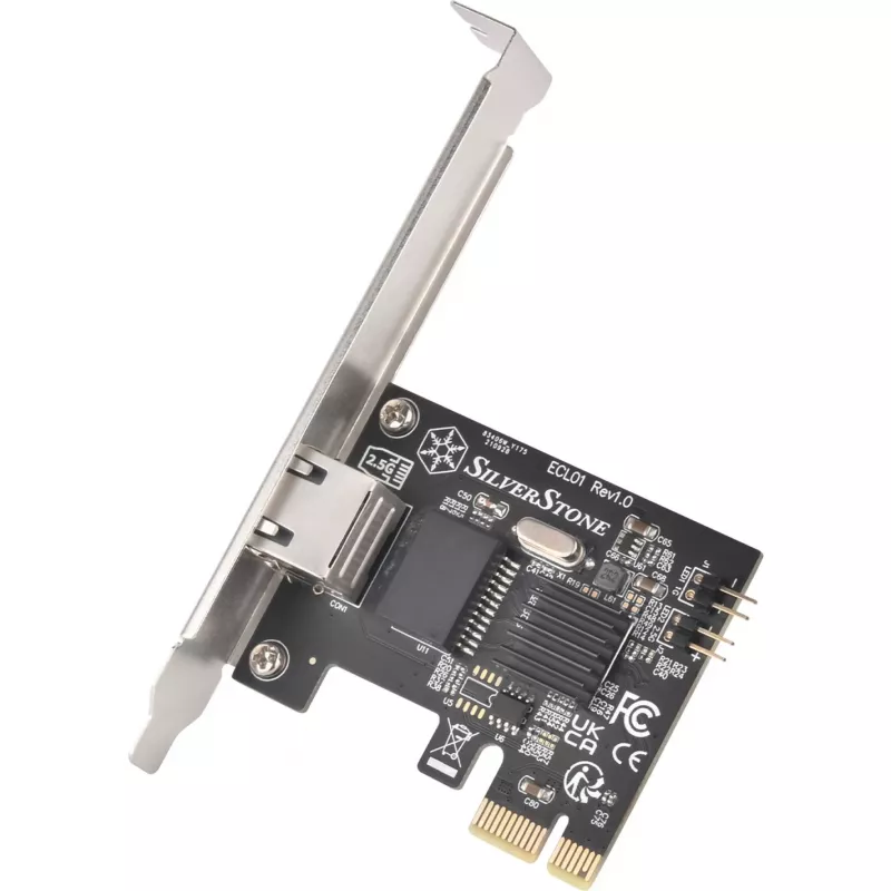 Silverstone ECL01, karta sieciowa 2,5G, PCIe