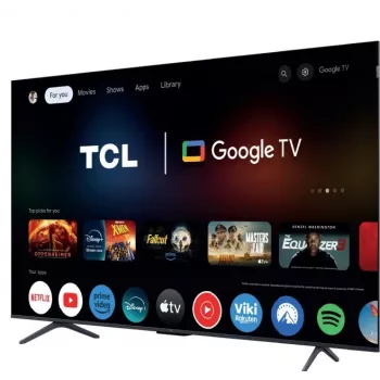 Telewizor TCL 75P81K 75 cali QLED 4K, klasa energetyczna F