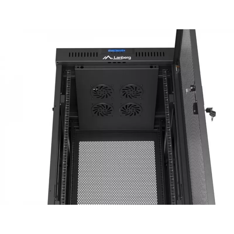 Lanberg FF01-6632-23BL szafa rack 32U wolnostojąca czarna