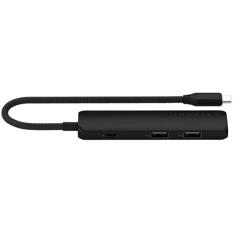 Satechi ST-P4SK koncentrator interfejsów USB Type-C 10000 Mbit/s Czarny