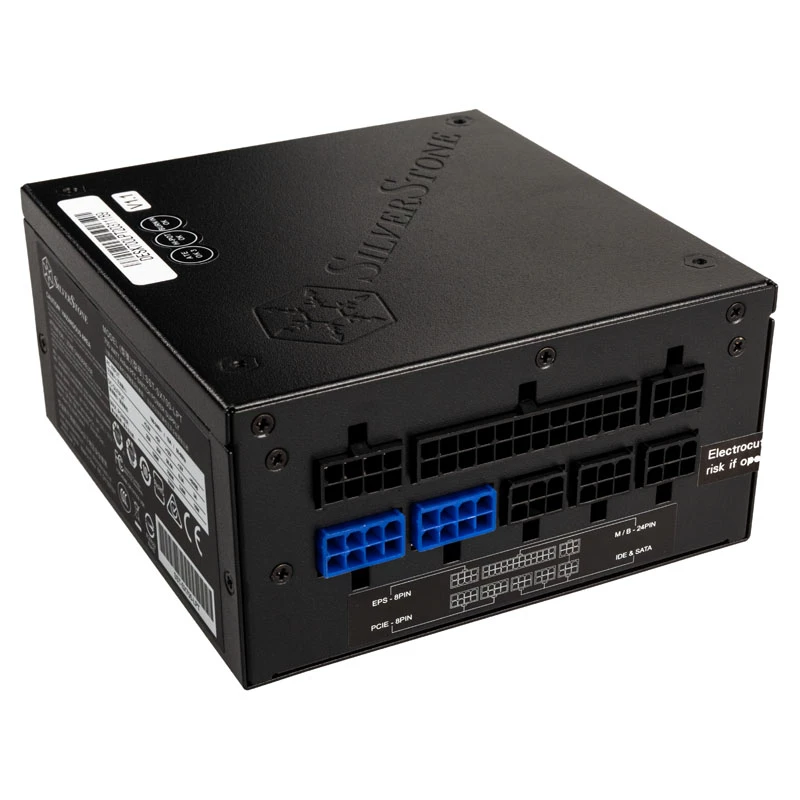 SilverStone SFX Series SX700-LPT - V1.1 - Zasilacz (wewnętrzny) - ATX12V 2.4/ EPS12V / SFX-L - 80 PLUS Platinum - AC 120/230 V - 700 Watt - aktywny PFC - Czarny