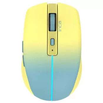 Mysz Cian Technology GmbH INCA IWM-511RS Blt+Wrls RGB kolor bazowy żółty