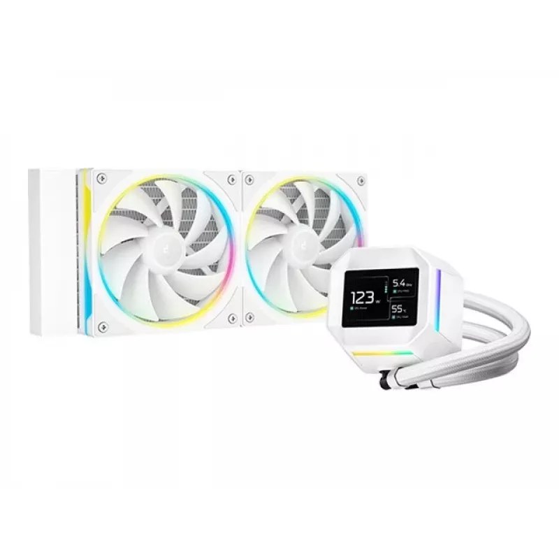 DeepCool LM240 WH chłodzenie cieczą procesora 12 cm Biały 1 szt.