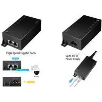 LogiLink POE007 PoE injector 10/100/1000 Mbit/s IEEE 802.3bt, IEEE802.3af (15.4 W), IEEE802.3at (30