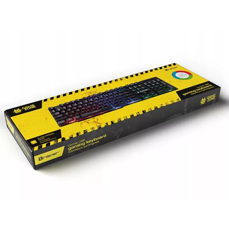 Klawiatura Tracer TRAKLA46651 Gaming USB Czarna