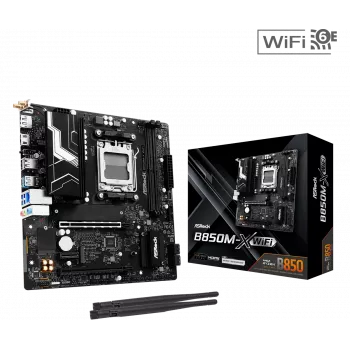 Płyta główna ASRock B850M Rock WiFi AM5 mATX DDR5 z HDMI i DisplayPort