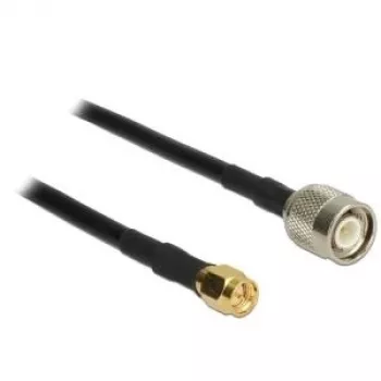 Kabel koncentryczny DeLOCK 89507 RG-58 C/U 10 m TNC SMA Czarny