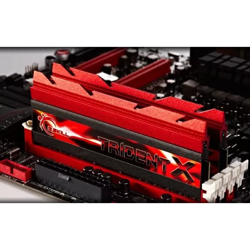 G.Skill TridentX Series - DDR3 - 16 GB : 2 X 8 GB - DIMM 240-PIN - 2400 MHz / PC3-19200 - CL10 - 1.65 V - unbuffered - non-ECC (F3-2400C10D-16GTX)