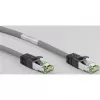 Kabel krosowy Goobay CAT 8.1, S/FTP (PiMF), szary, 0,5 m - LSZH bezhalogenowy, miedź AWG 24 (55135)