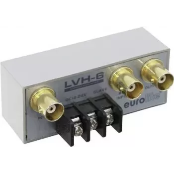 Przełącznik BNC EUROLITE LVH-6 Metalowa obudowa 6 kanałów