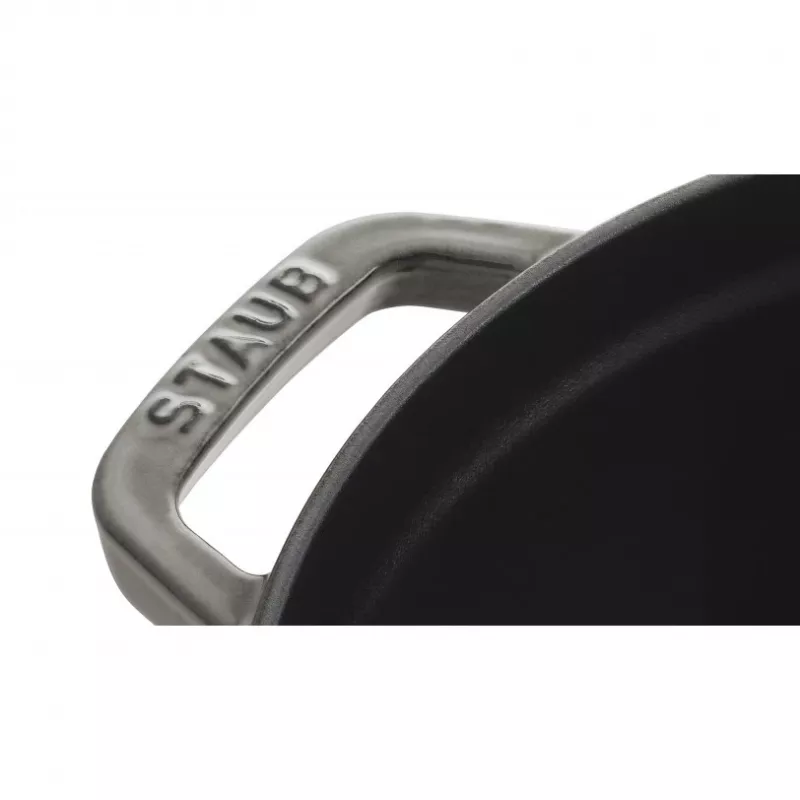 Cocotte Staub 20 cm szary żeliwny