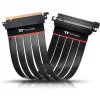 Wewnętrzny kabel zasilający THERMALTAKE AC-058-CO1OTN-C1, PCI-E x16 (Gen4) męski na żeński, 0,3 m, czarny