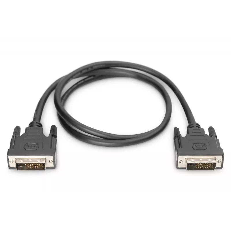 DVI kabel połączeniowy Digitus AK-320108-010-S 1m
