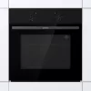 Piekarnik Gorenje | BO6615E01B | 60 L | Elektryczny | EnamelClean | Pokrętła wciskane | Wysokość 59,5 cm | Szerokość 59,5 cm | Czarny
