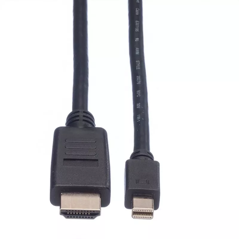 Mini DisplayPort kabel VALUE Mini DP-HDTV M/M 3 m