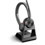 POLY 7220 Office Headphones - Bezprzewodowe - Pałąk na głowę - Biuro/Callcenter - Czarny (213020-02)