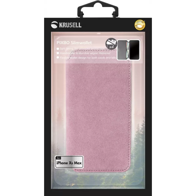 Etui z klapką Krusell Broby 4 Card SlimWallet iPhone XS Max