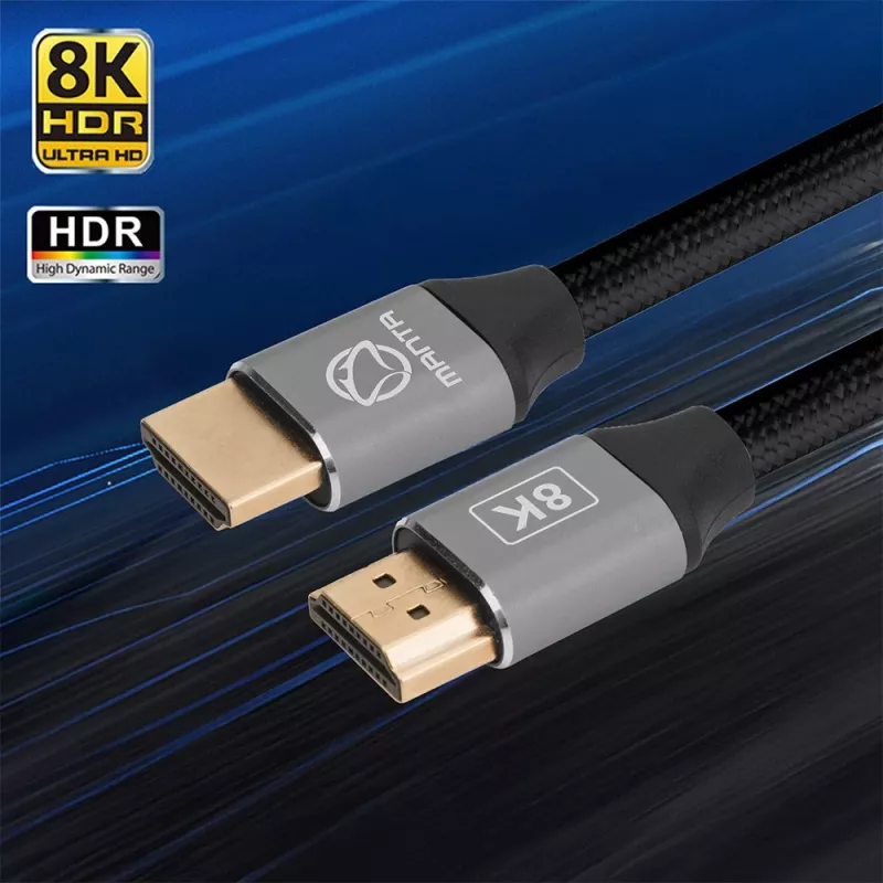 Kabel HDMI MANTA HDMI-1.5MC 1,5 m, obsługa do 8K