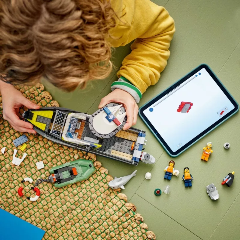 LEGO CITY 60456 Pościg policyjny na łodzi