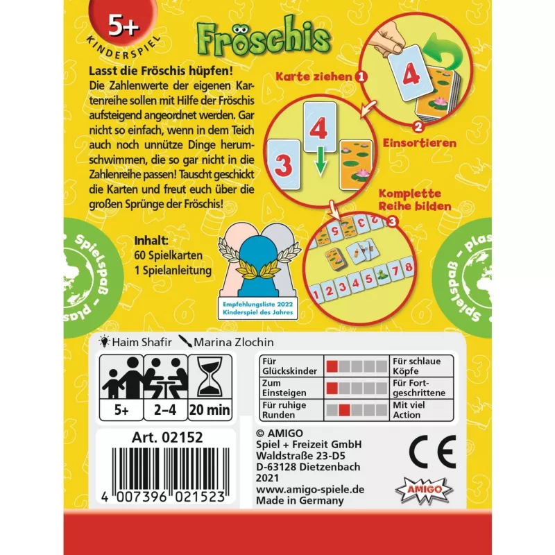 Amigo Froeschis 20 min. gra karciana Koncen