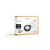 Ochronne skórzane etui na Apple AirTag FIXED FIXWAT-C2-BK z prawdziwej skóry bydlęcej, czarne, kompaktowy futerał