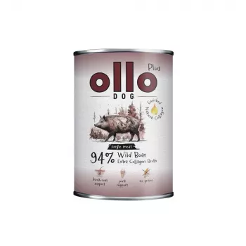 Ollo Plus Kolagen Dzik Puszka dla psa 400g