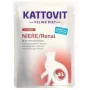 Mokra karma dla kotów KATTOVIT Feline Diet Niere/Renal wołowina 85 g — weterynaryjna dieta nerkowa dla dorosłych kotów, 80% wilgotności, 6% białka