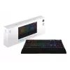 Mechaniczna klawiatura gamingowa MSI Strike Pro W Silent układ US podświetlenie RGB, przewodowa, dotykowe ciche przełączniki