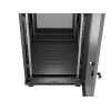 Wolnostojąca szafa rack LANBERG FF01-6824-23BL 24U 600×800 mm IP20 Czarna