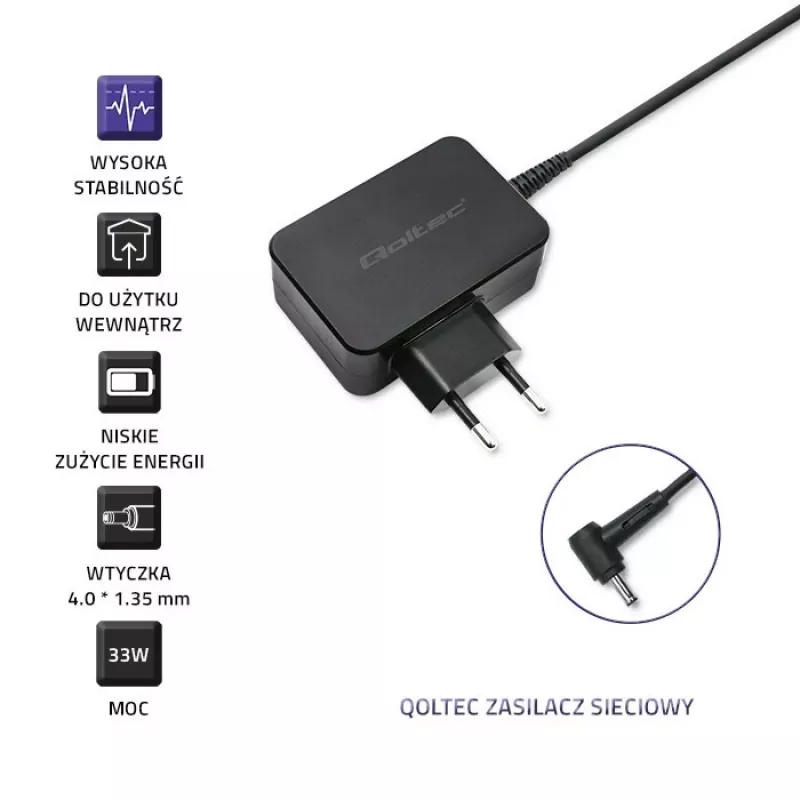 Zasilacz do ultrabooka ASUS 33W, 19V