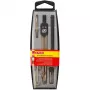 Cyrkiel nastawny Herlitz 8710303 Czarno-Metaliczny 5 sztuk