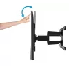 Uchwyt ścienny B-TECH BT8227/B 600x400 do telewizora 75 cali, maks. obciążenie 50 kg