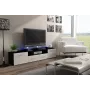 Cama stojak TV EVORA 200 czarny/biały połysk