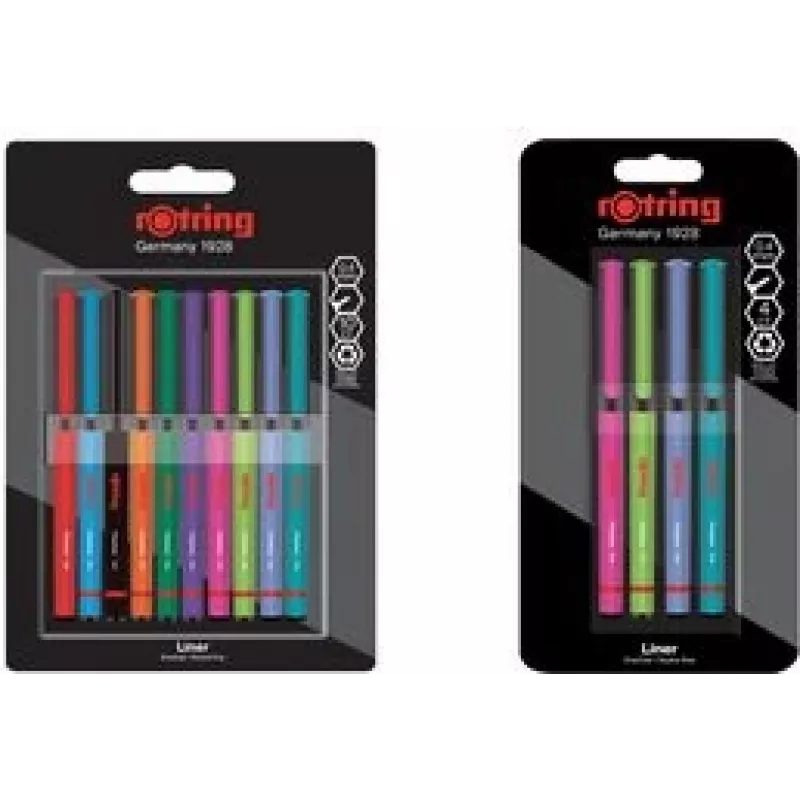 Zestaw cienkopisów HERLITZ 2166331 — końcówka 0,4 mm, Fun Colors, opakowanie 4 szt.