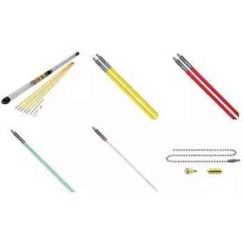 Pilot do przeciągania kabli c.k tools MightyRod PRO 1 m, 6 mm, fosforyzujący