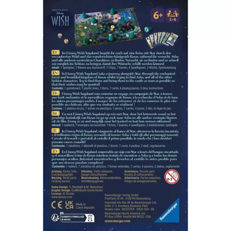 Disney Wish Sagaland, gra planszowa