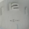 NeXtime zegar 5192wi Wood Wood Mały 22x20 cm, Ścienny, Biały