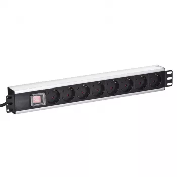 Listwa zasilająca rackmount Intellinet 19 cali 8-gniazdowa typ niemiecki