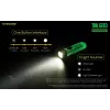 Latarka na klucze Nitecore TIKI GITD szara — ładowanie USB, 1 lm, 55 mm, 12 g, IP66
