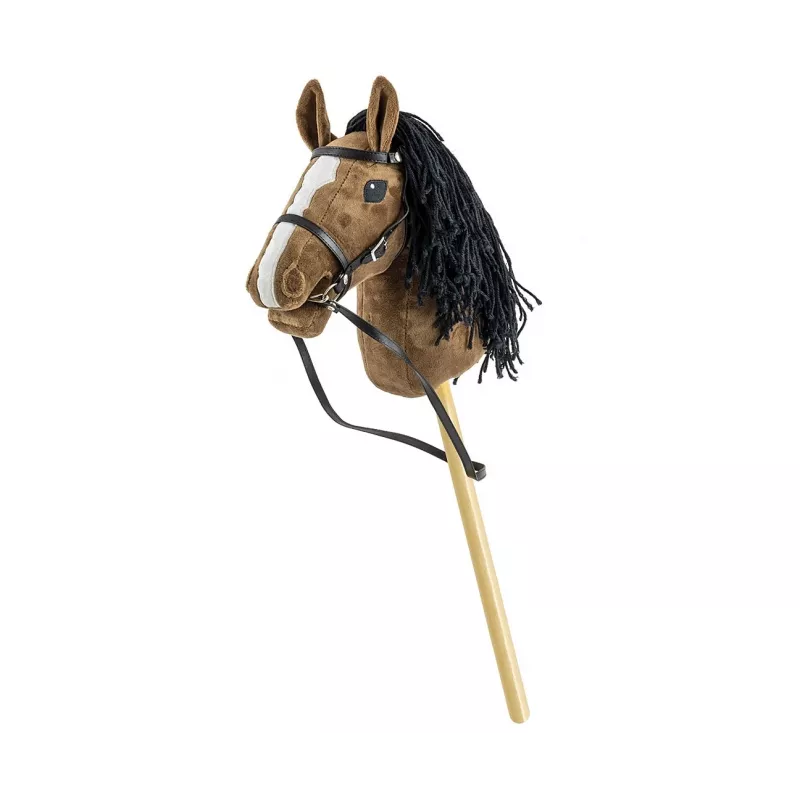 Koń na patyku Hobby Horse Ciemny Brąz