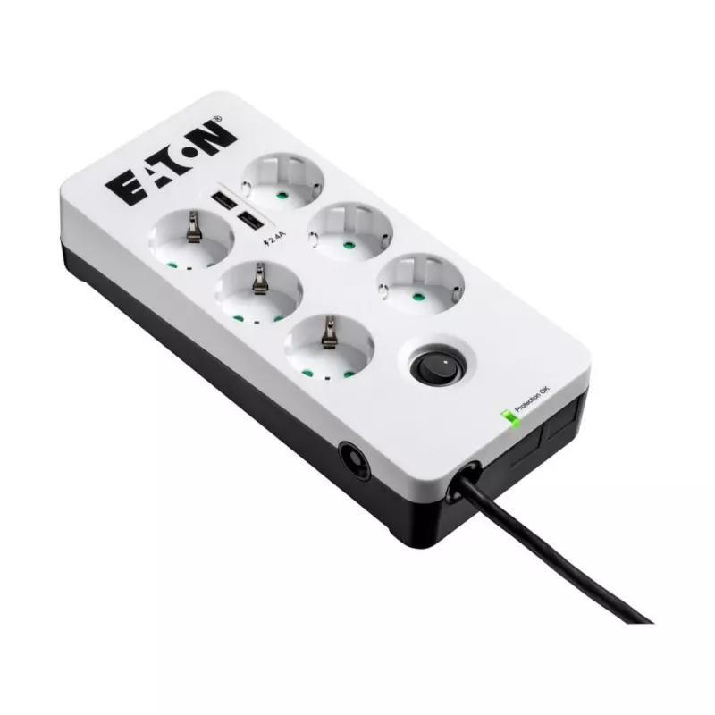 Listwa zasilająca Eaton Protection Box 6 USB DIN