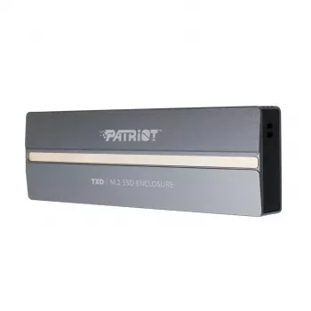 Zewnętrzna obudowa NVMe M.2 PCIe SSD PATRIOT PV810UPNGM — USB-C 3.2 Gen 2, obsługa 2230/2242/2260/2280, do 8 TB, aluminiowa, szara