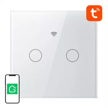 Inteligentny dotykowy przełącznik światła WiFi Gosund SLS2 (model SW12) — sterowanie dotykowe, łączność Wi‑Fi, opcjonalne okablowanie N/bez N