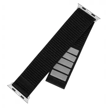Nylonowy pasek do zegarka FIXED Sporty Strap FIXNST2-436-BK do zegarków 38/40/41 mm, czarny