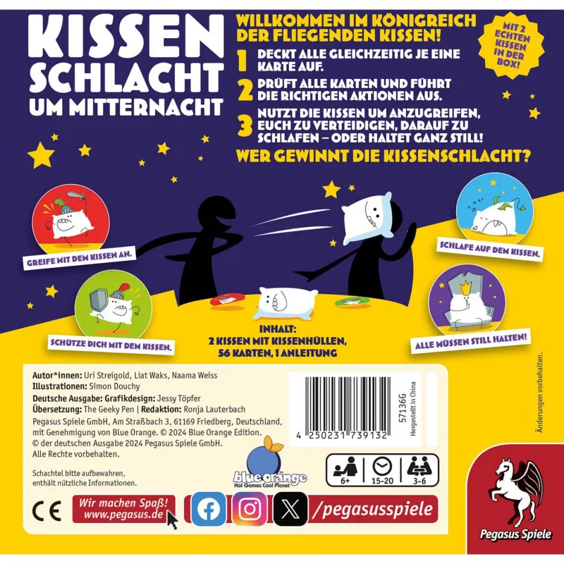 Kissenschlacht um Midnight, gra rodzinna