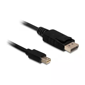 Kabel Mini Displayport na Displayport DeLOCK 83984 0,5 m czarny