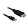 Kabel Mini Displayport na Displayport DeLOCK 83984 0,5 m czarny