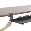 Maclean MC-839 Podsuwka pod klawiaturę | Szafka pod biurko na klawiaturę i mysz | Uchwyt zaciskowy na klawiaturę | Ergonomiczne rozwiązanie do stanowiska pracy